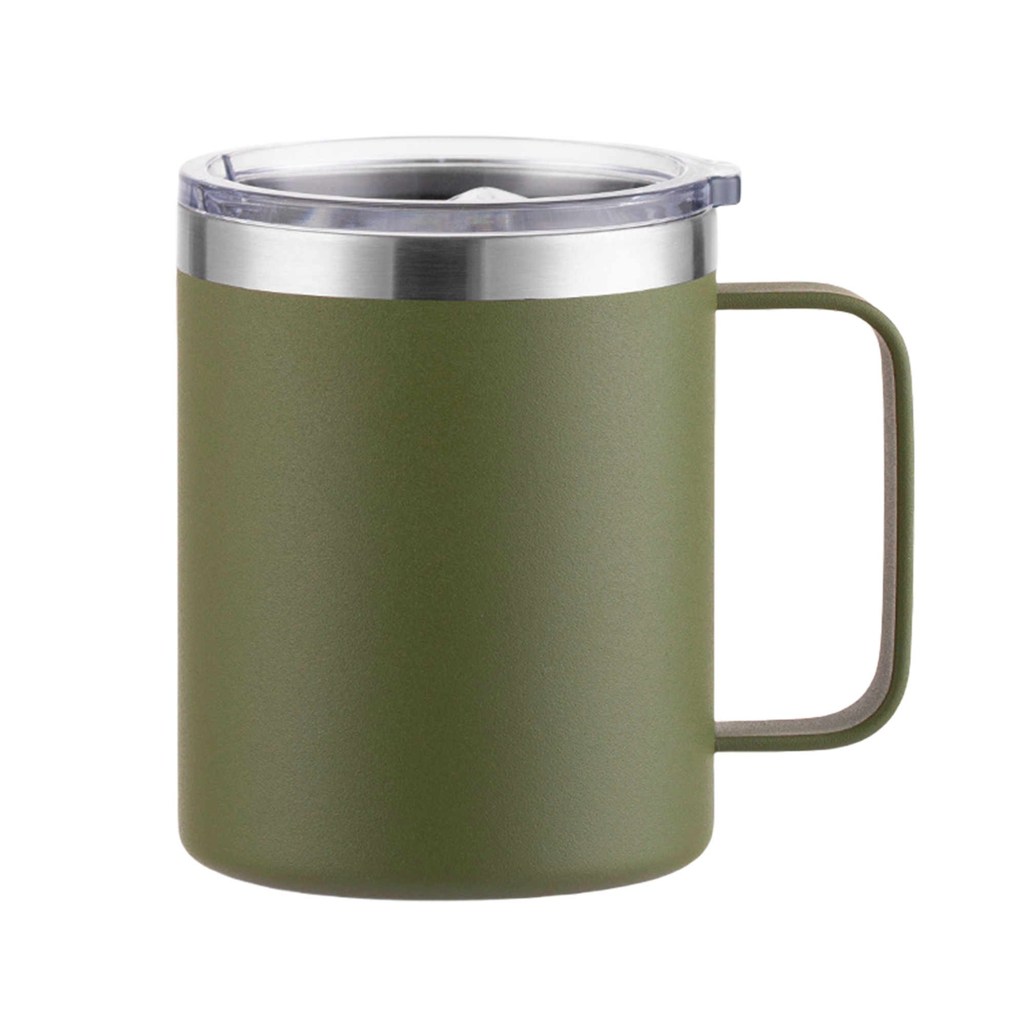 12oz 304 Stainless Steel Double Handle Car Mug with Powder Coated Sublimation Design 9