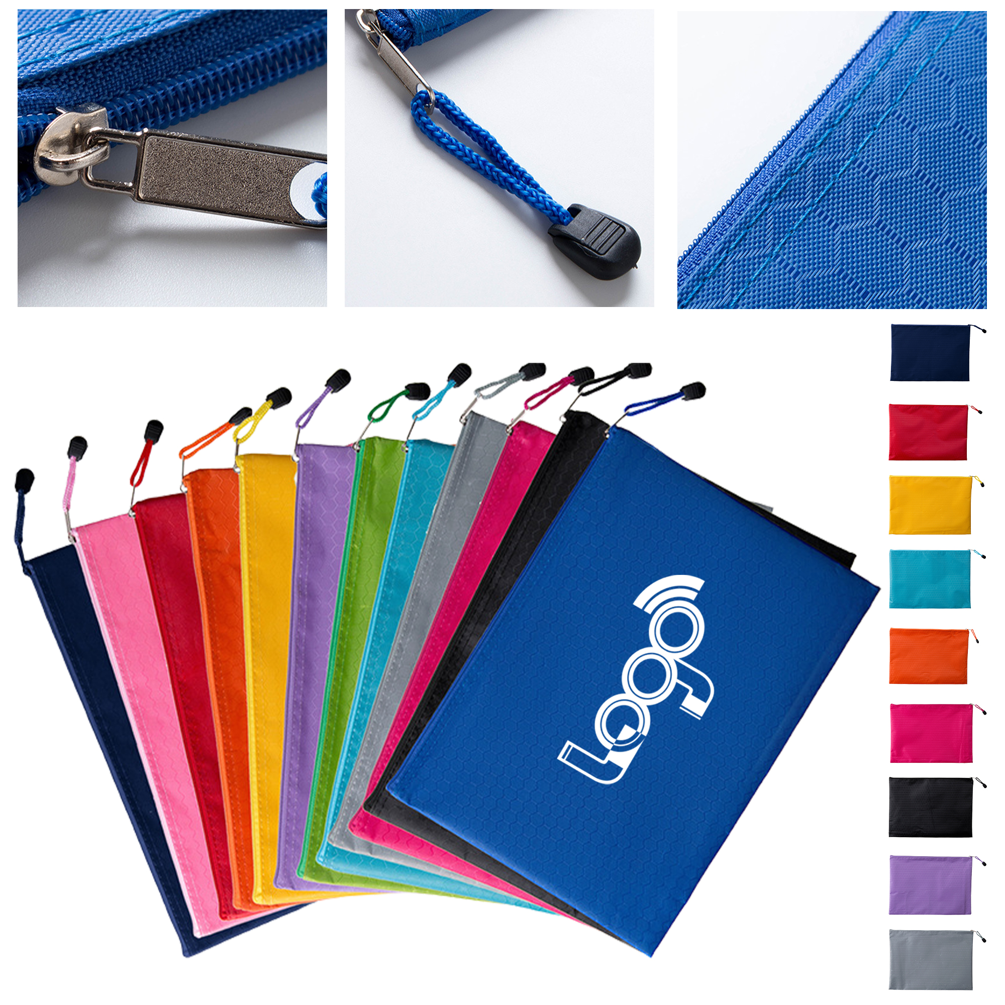 A4 Oxford Fabric Document Zipper Bag 2