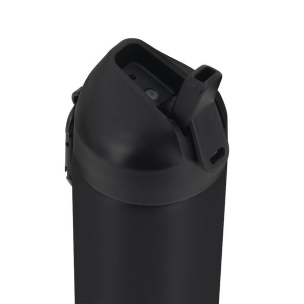 EasyFlow Recycled Aluminum Bottle w Straw Lid, custom water bottle with logo imprint 114