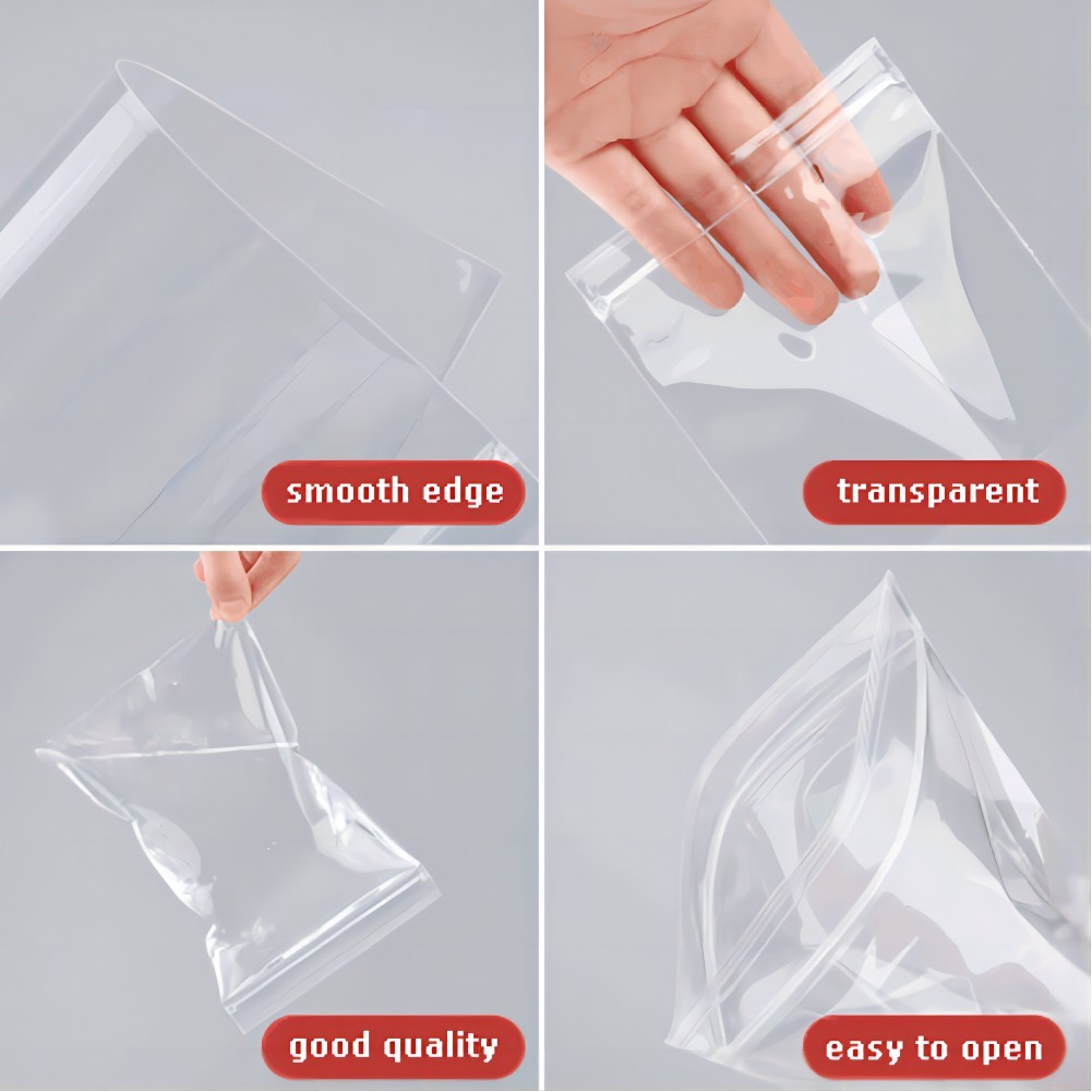 Clear Arts Photos Prints Storage Pouch Zipper Seal Lock Bag 5