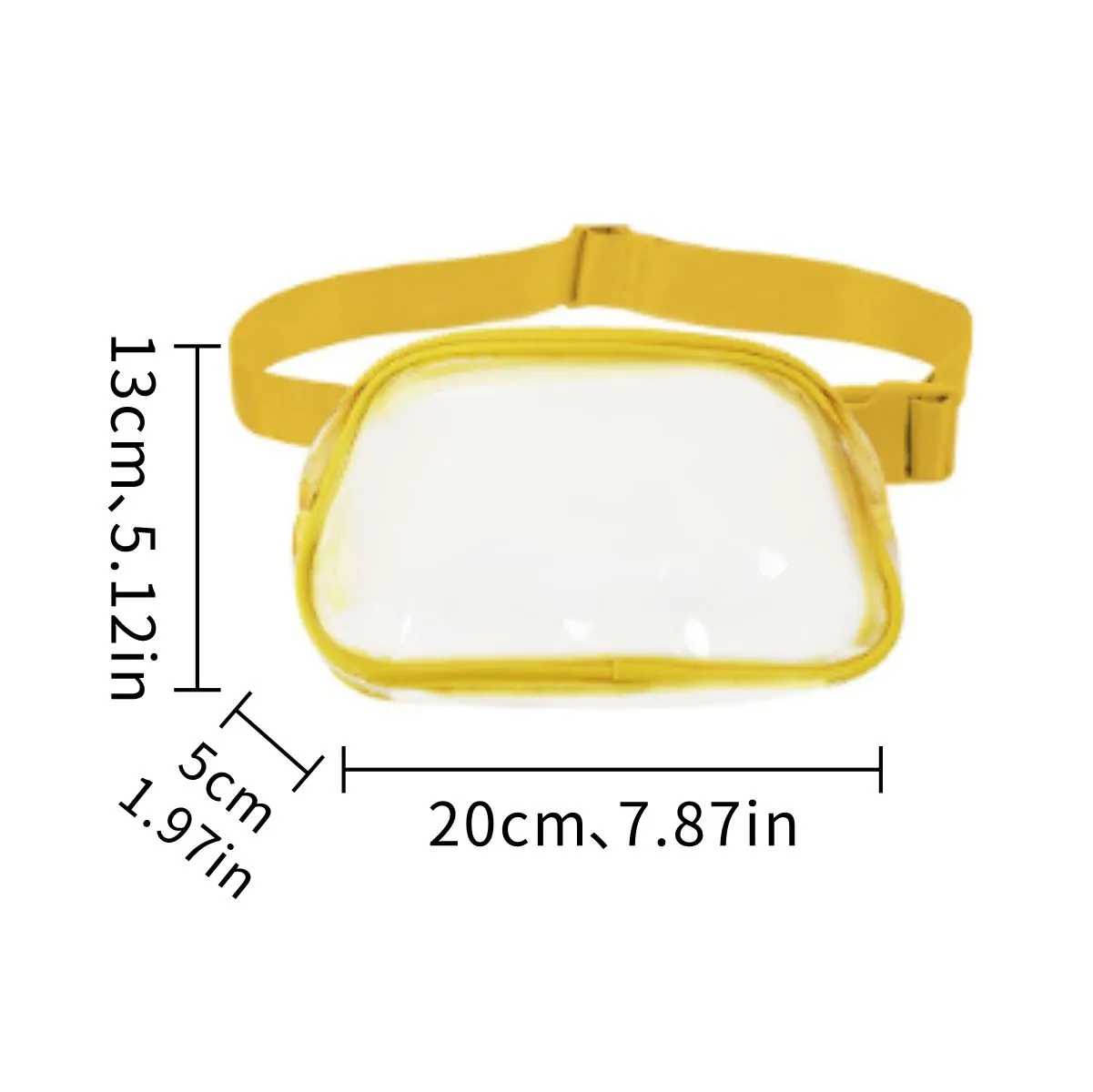 Clear Stadium Approved Fanny Pack With Adjustable Strap 3