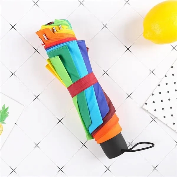 Foldable Rainbow Umbrella 3