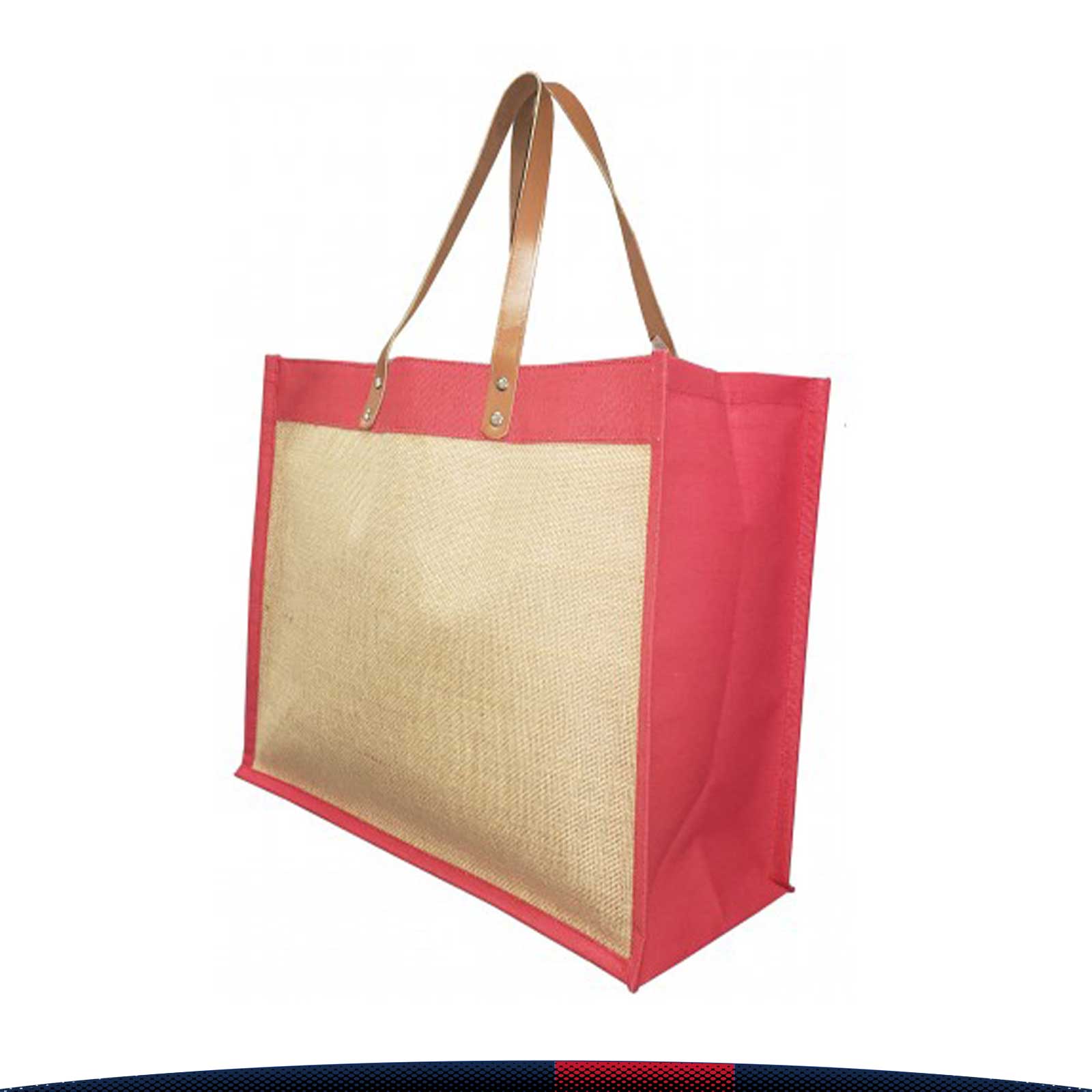 Decpa Laminated Jute Tote Bag, custom tote bag with logo imprint 3