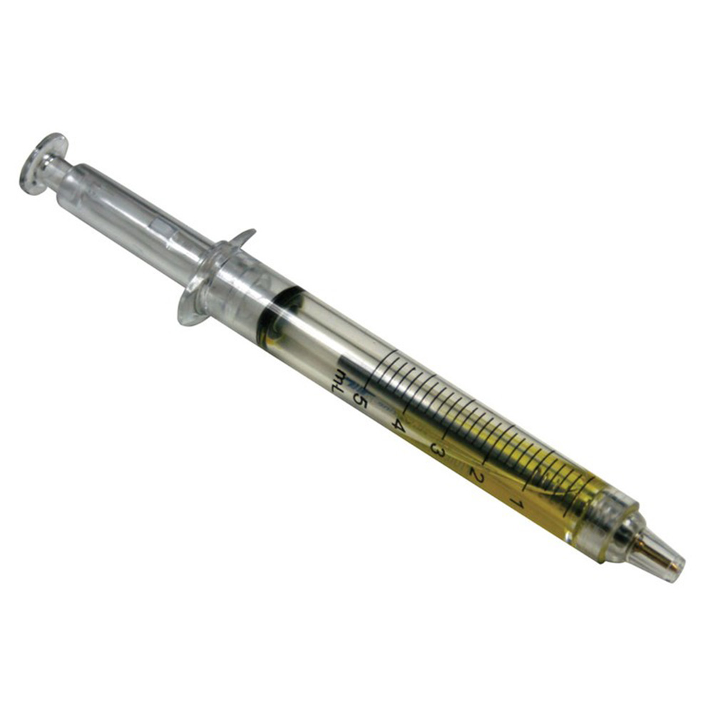 Ballpoint Clicker Syringe Pen 9