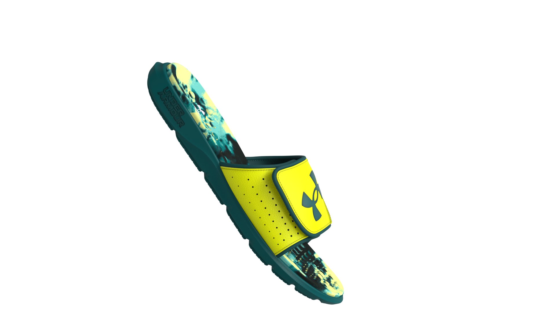 UA Ignite Pro Graphic Footbed Men's Slides 2