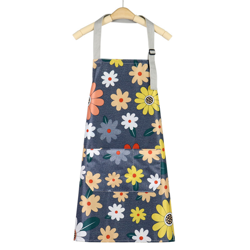 Peach Velvet Apron 4