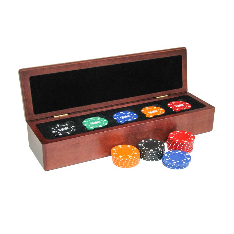 Poker Chip Box, 11.50" x 3.25" x 2.125" 11