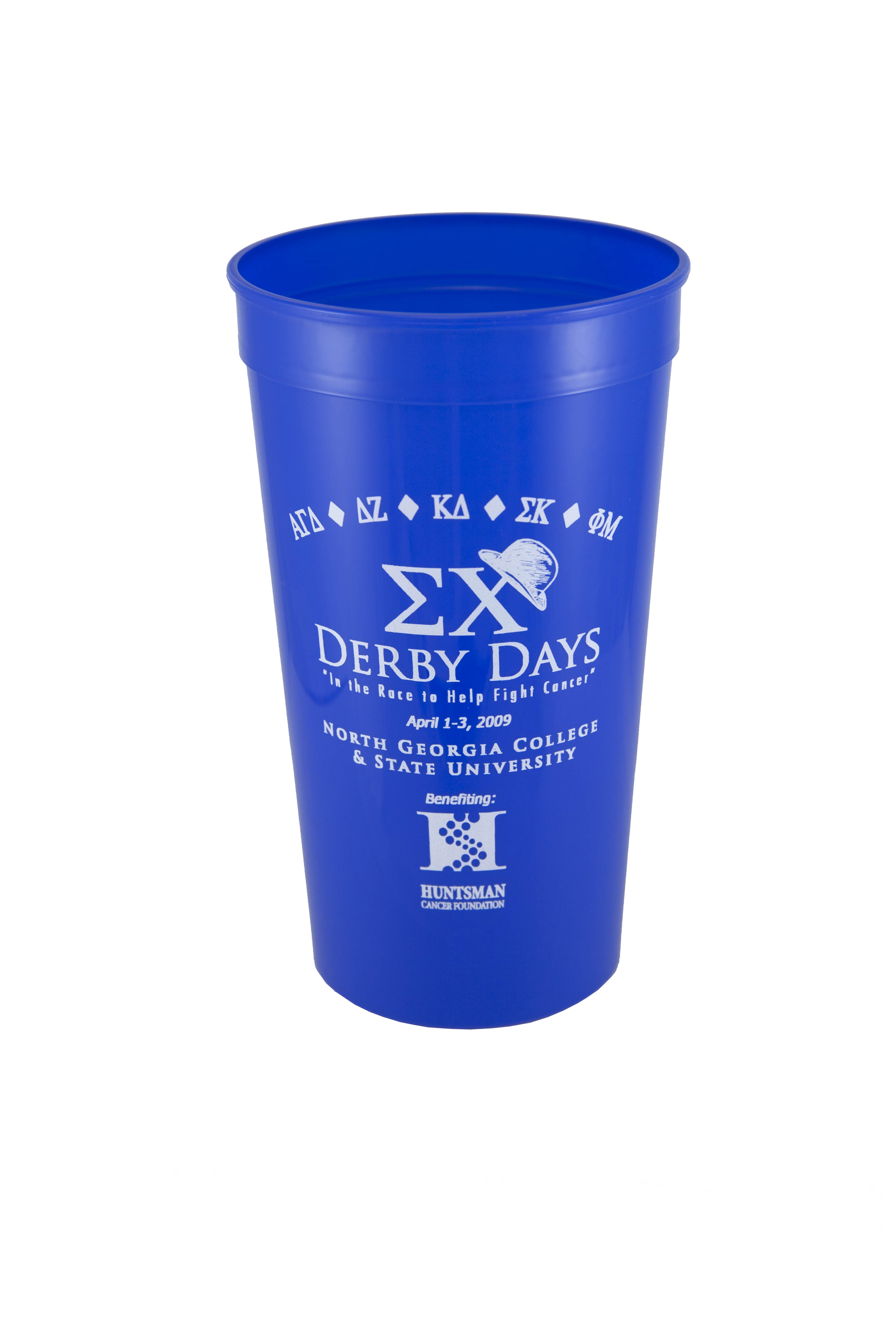 22 oz. Smooth Walled Plastic Stadium Cup with Automated Silkscreen Imprint 33
