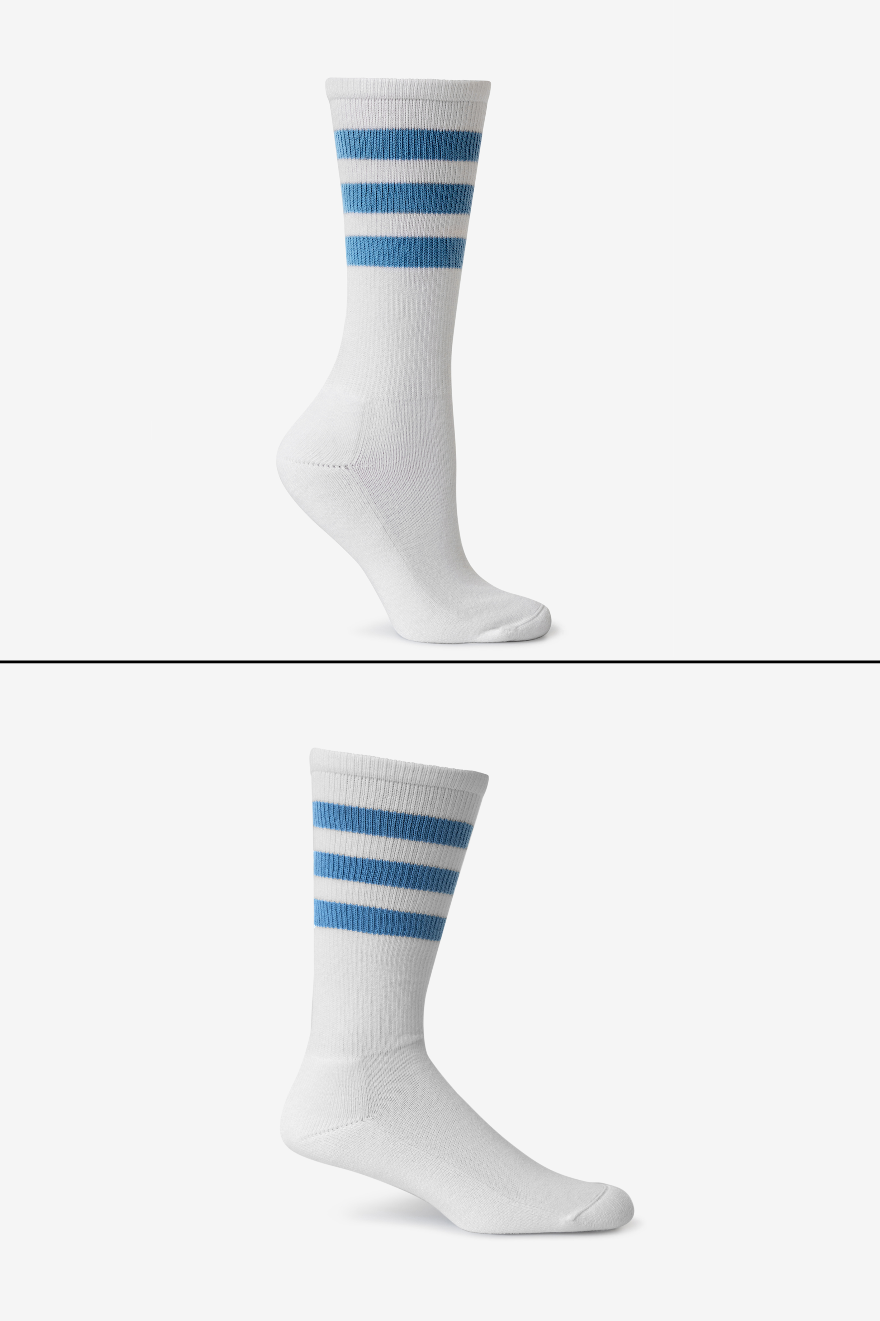 3 STRIPE CALF HIGH SOCK 9