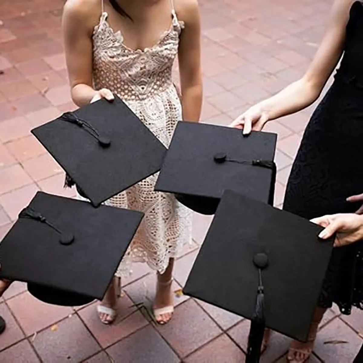 With Tassel For Adult Hat University Graduation Cap 2