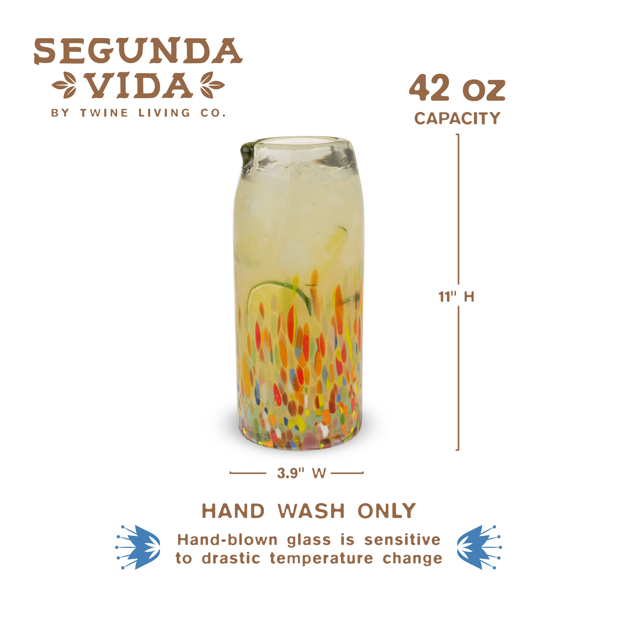 Twine Living® Artistico Recycled Pitcher 7