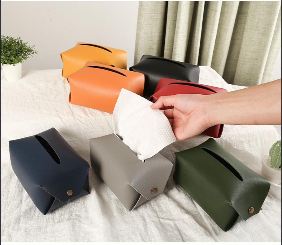 Customizable Portable Comfortable PU Leather Drawer Carton 1