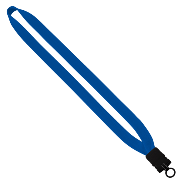 3/4" Cotton Lanyard with Plastic Snap-Buckle Release & O-Ring 1