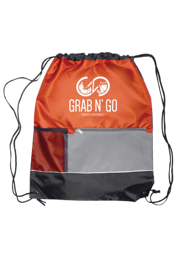 Front Pocket Drawstring Backpacks 7