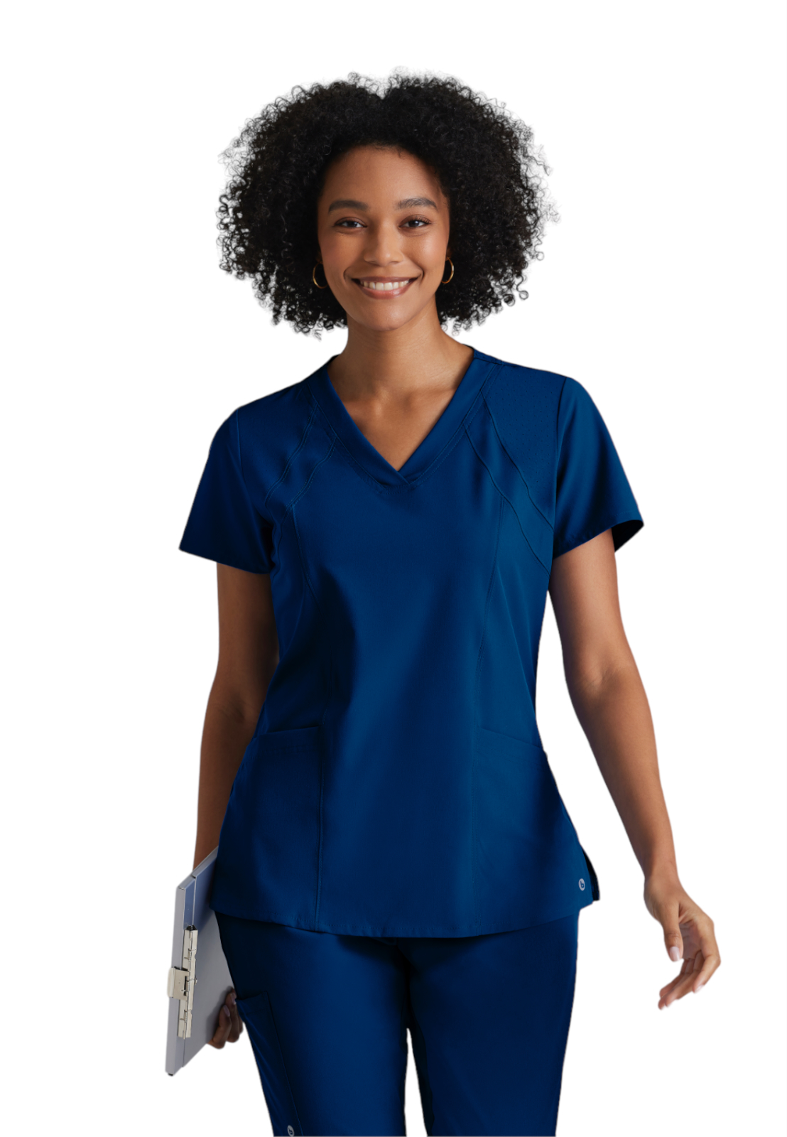 Barco One - Women's Four-Pocket V-Neck Racer Scrub Top 30