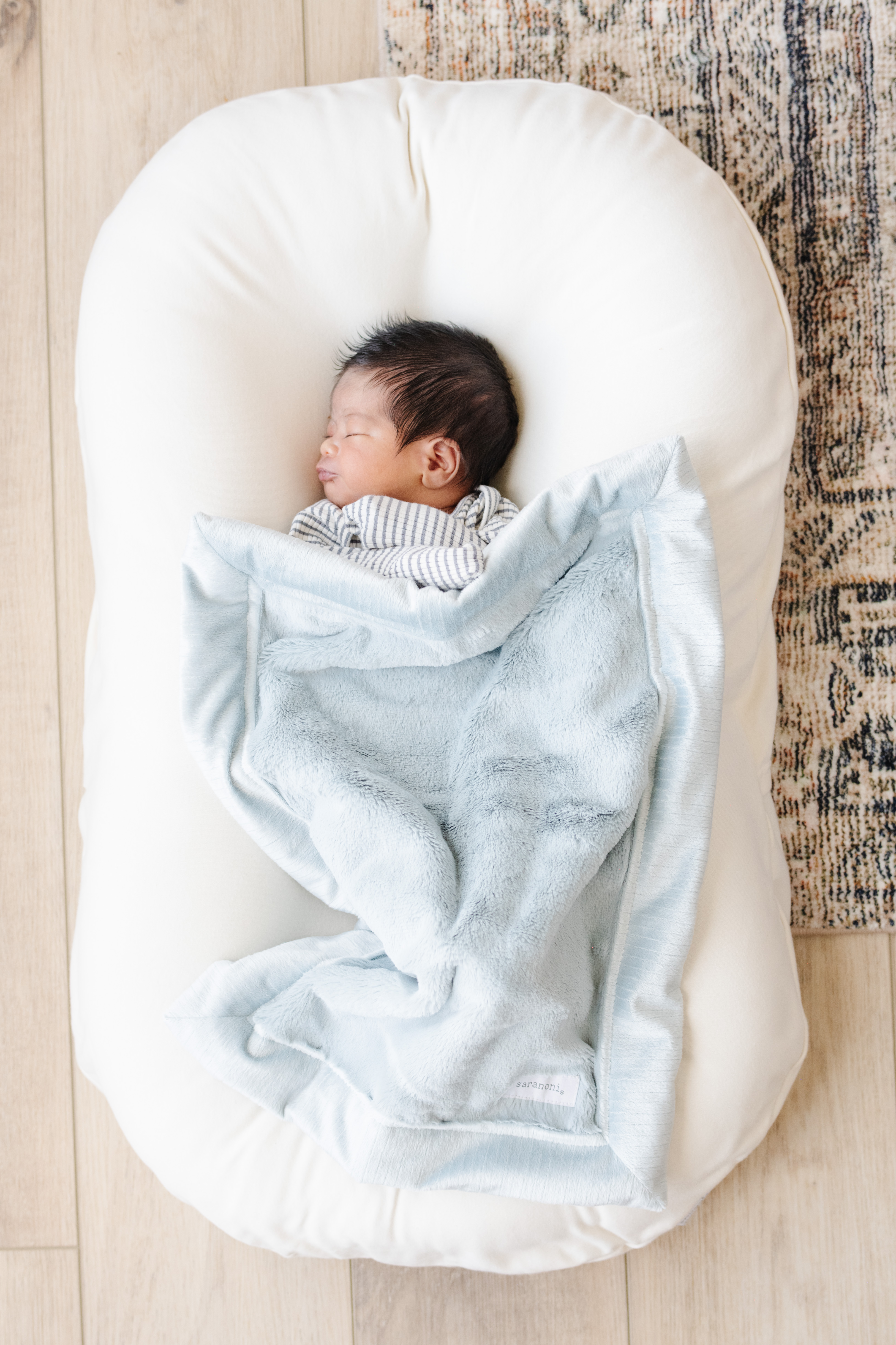 Lush Chambray-Mini Luxury Blanket (15x20) 2