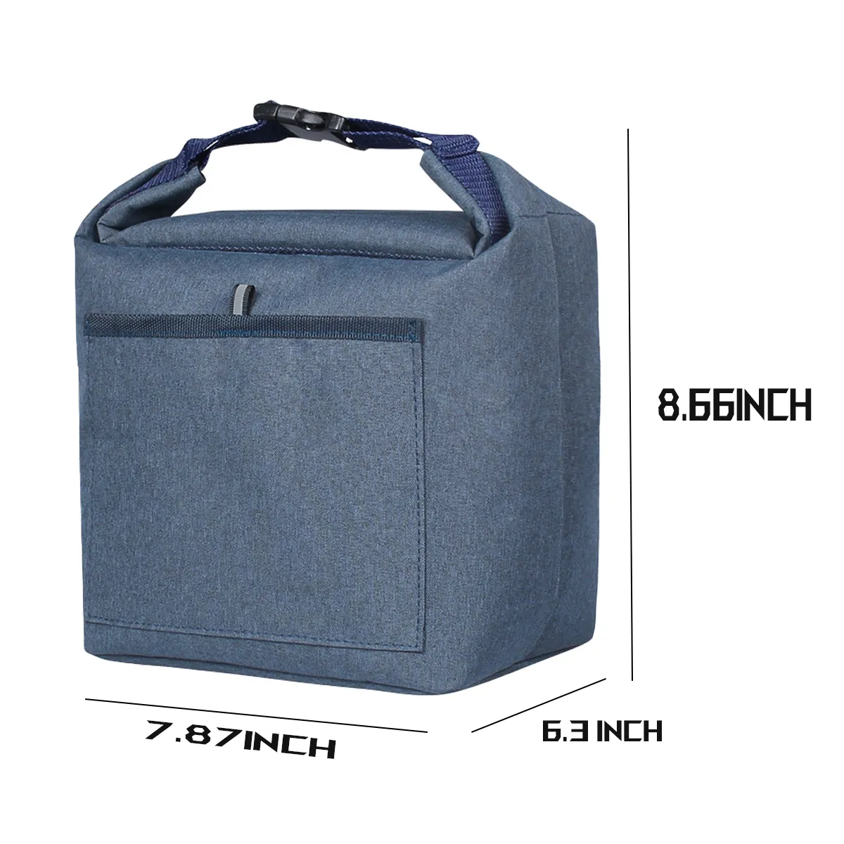 Insulated Large Capacity Wide Opening Cooler Lunch Bags 6