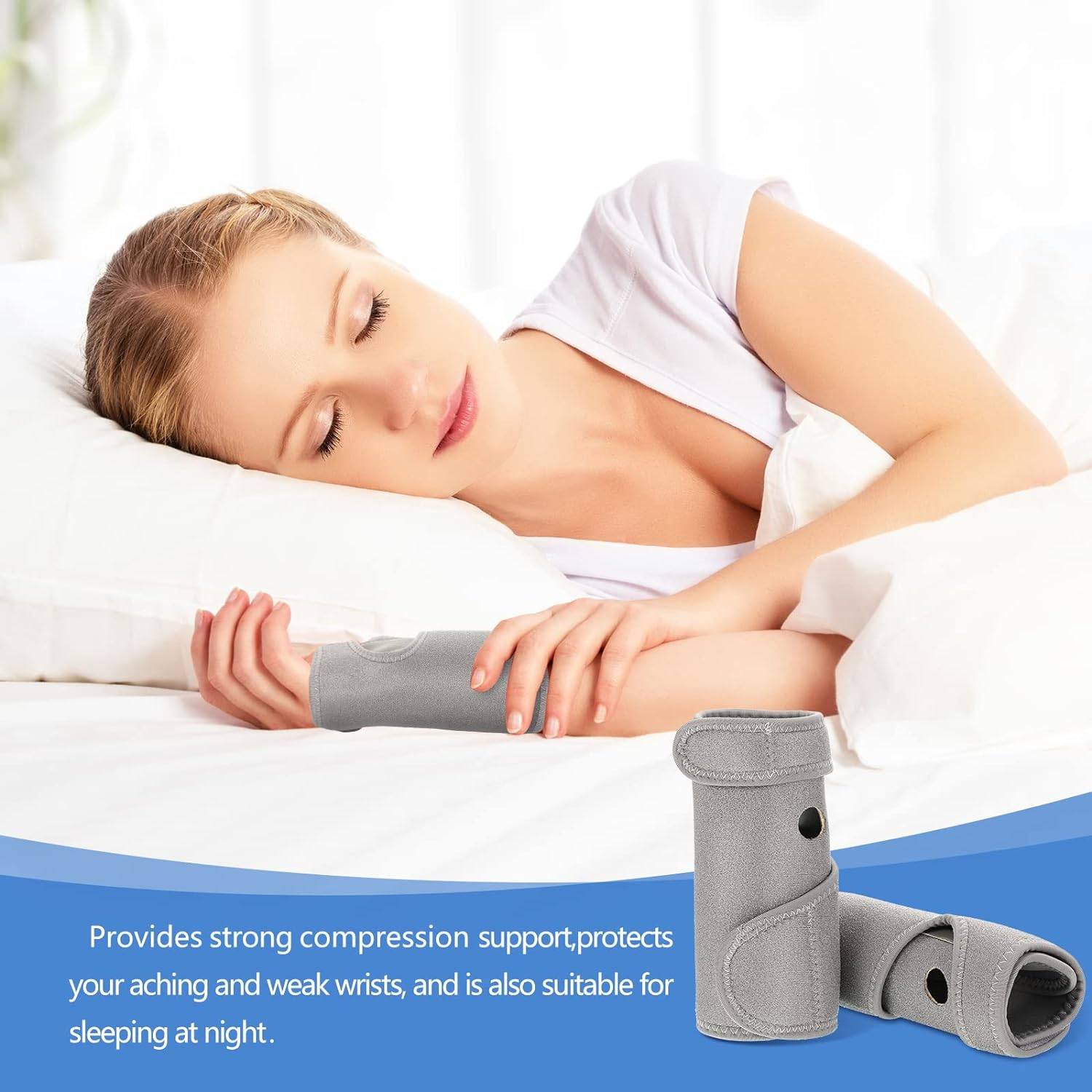 Adjustable Wrist Support Braces W/ Splint 5
