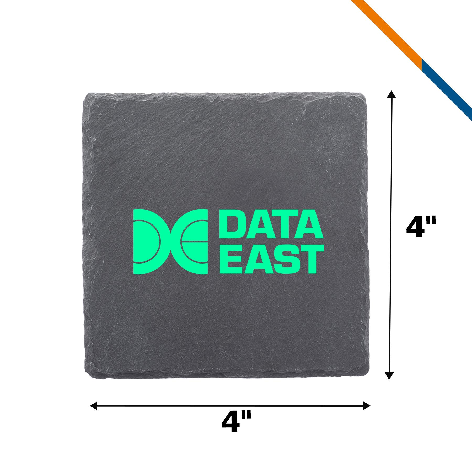 Quricon Square Slate Coaster 2