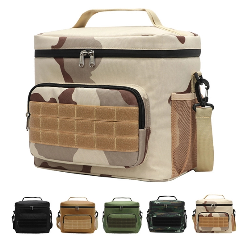 Leakproof Reusable Lunch Bag With Molle Webbing 4
