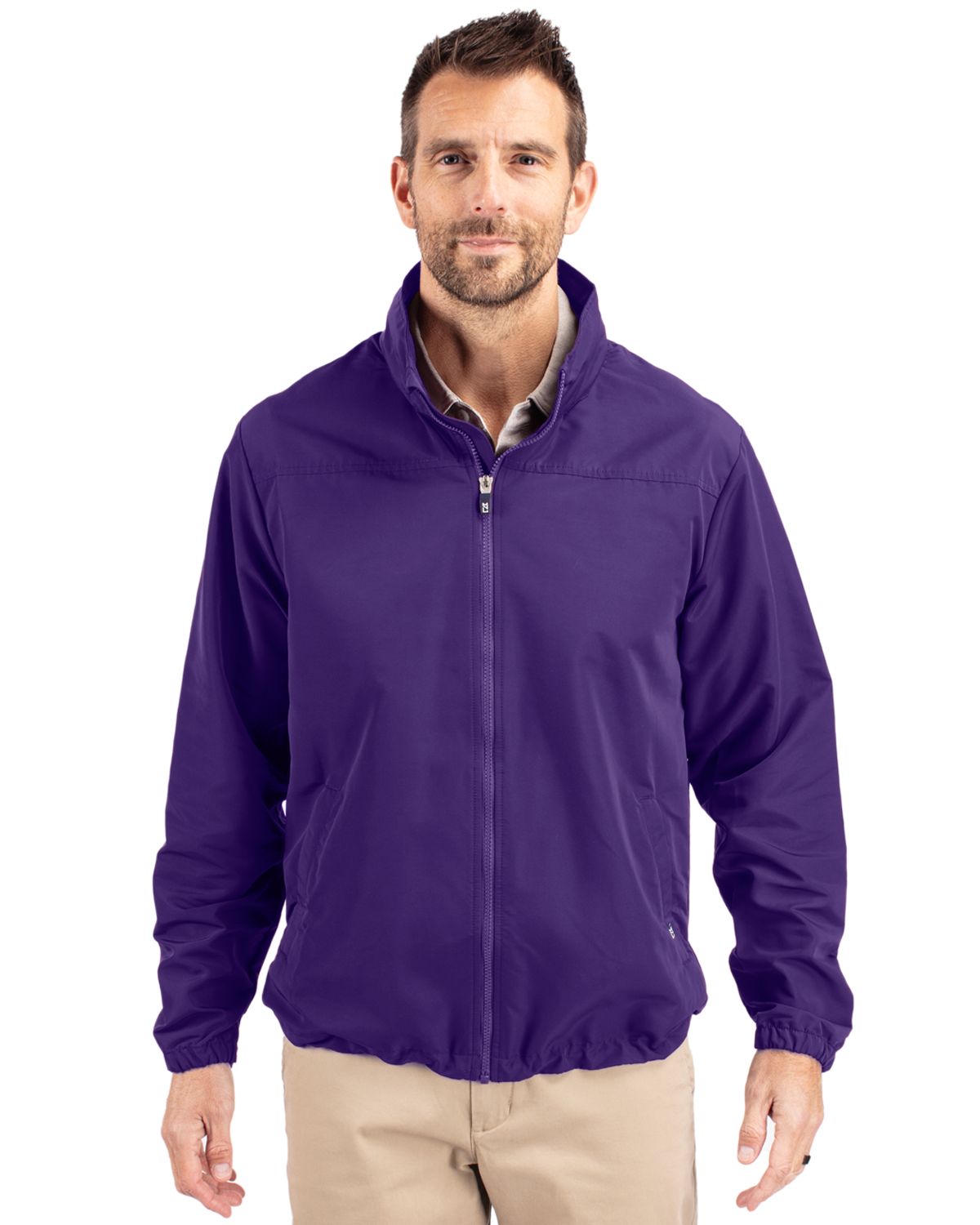 Cutter & Buck Charter Recycled Packable Mens Full Zip Jacket 33