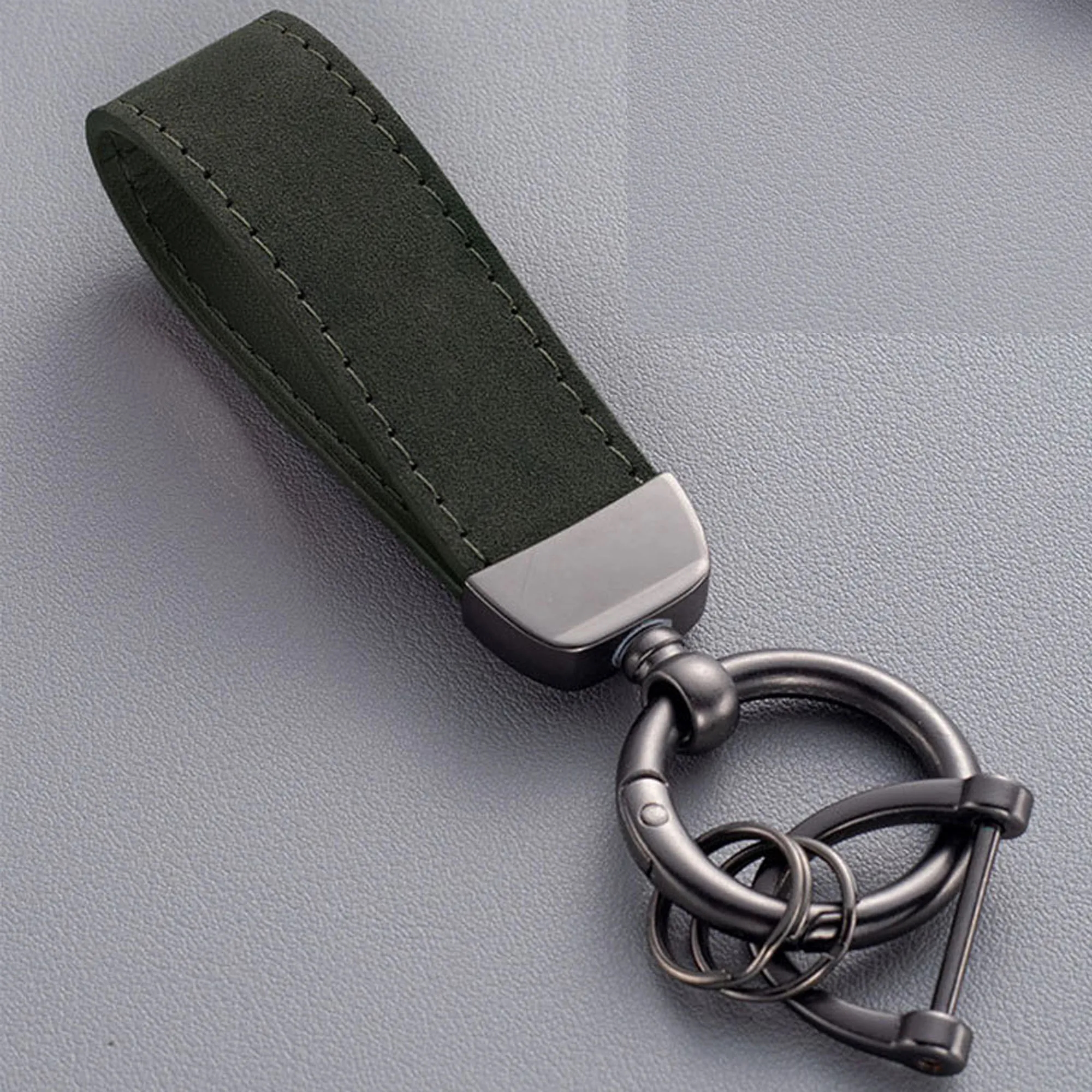 Leather Keychain With Logo For Carrying 4