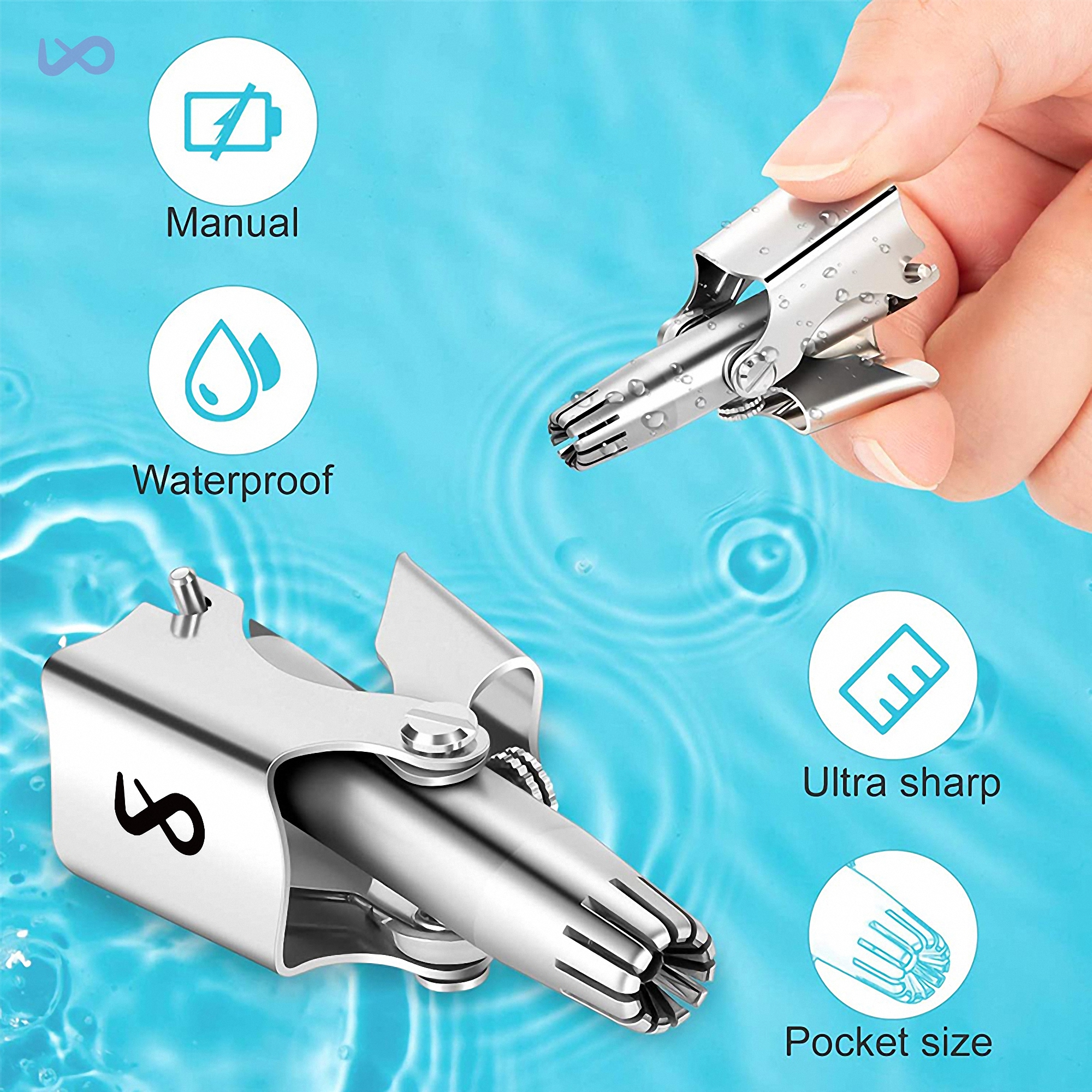 Electric Nose Hair Trimmer for Men 2