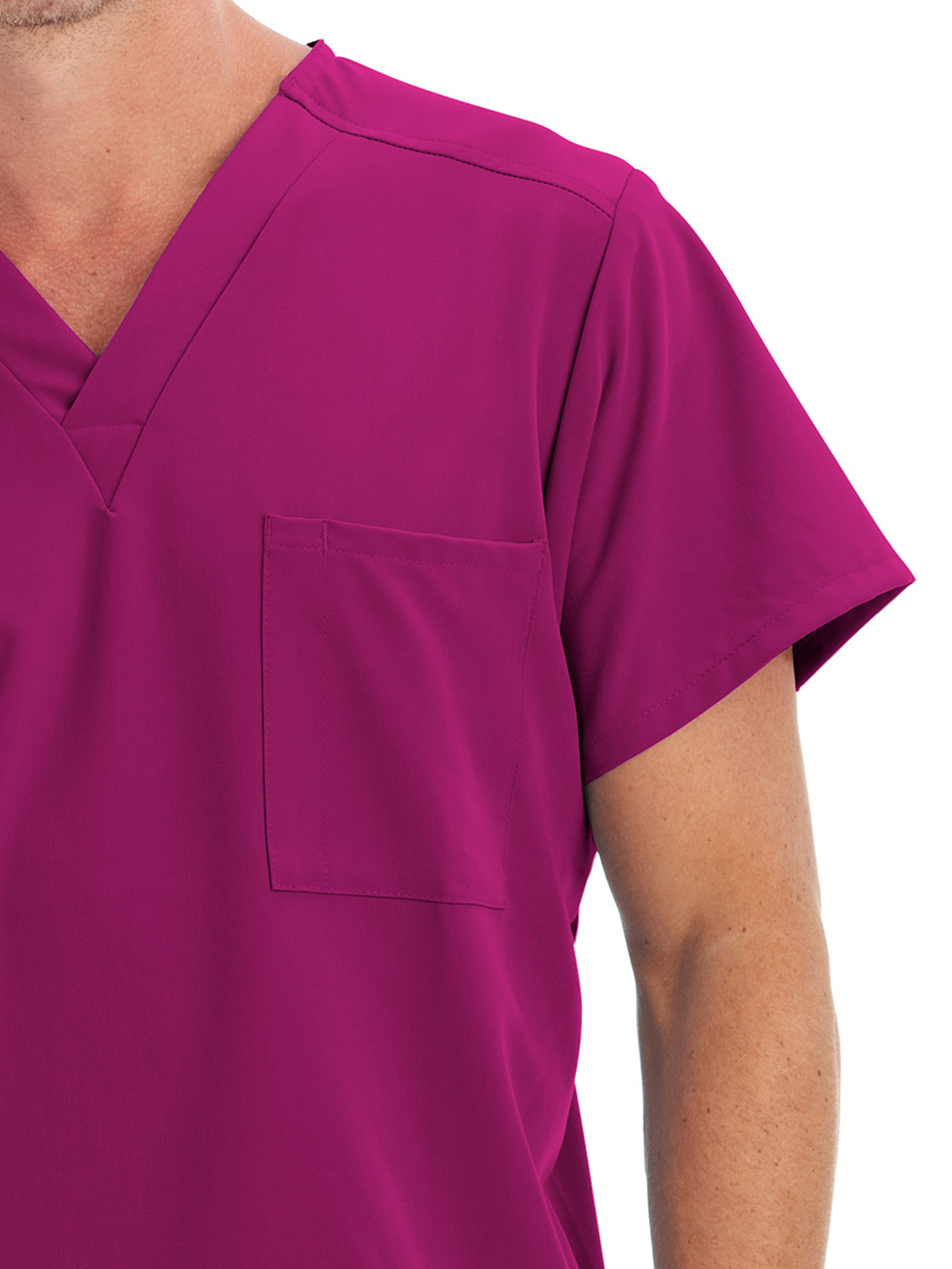 Jockey - Unisex 1-Pocket V-Neck Top 13