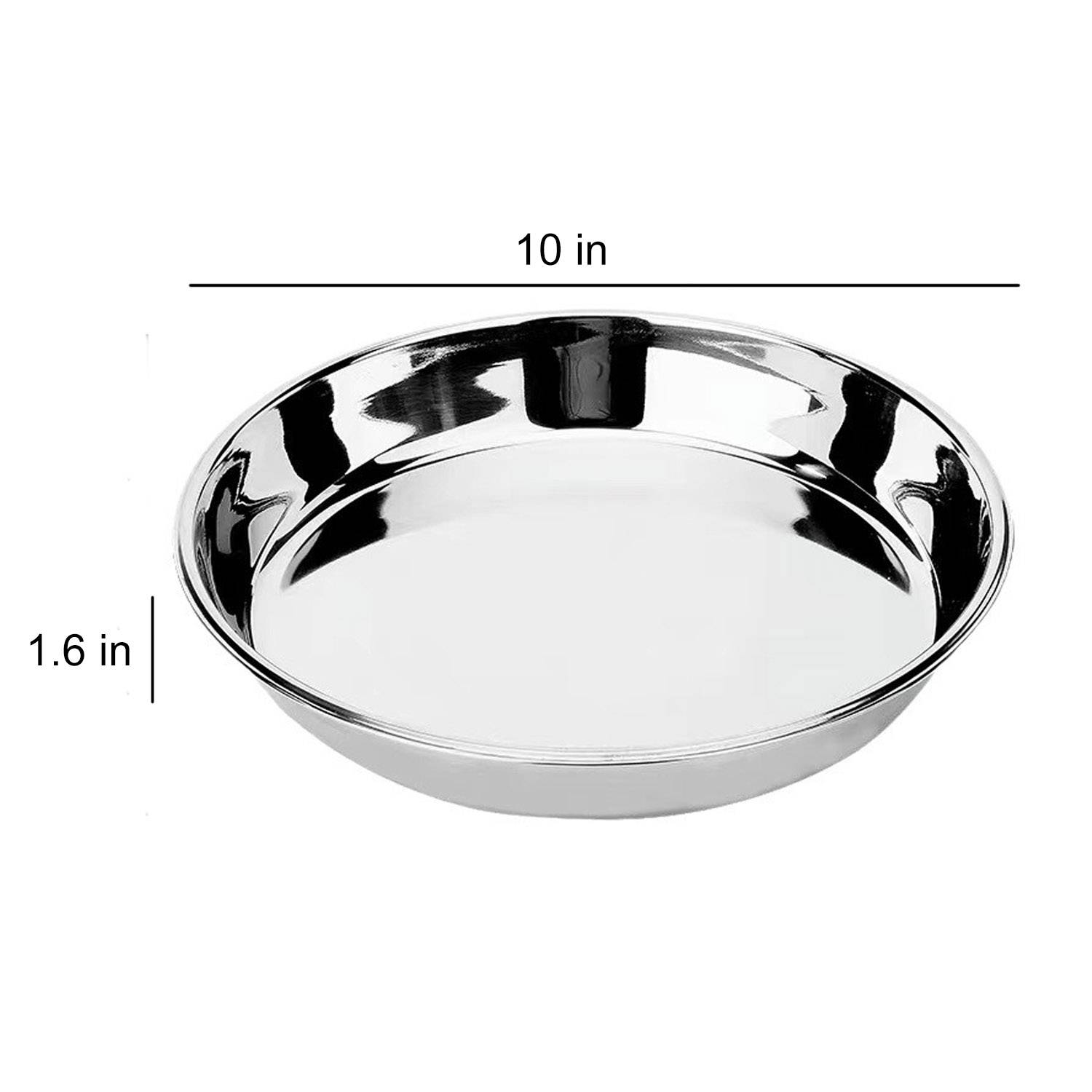 Stainless Steel Dinner Plate 4