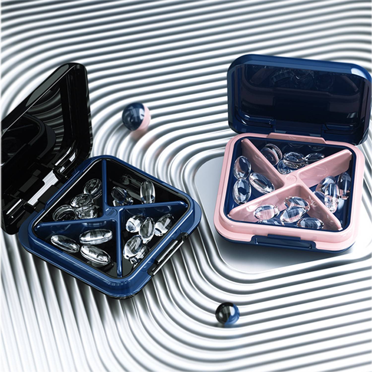 Portable Daily Small Pill Case 2