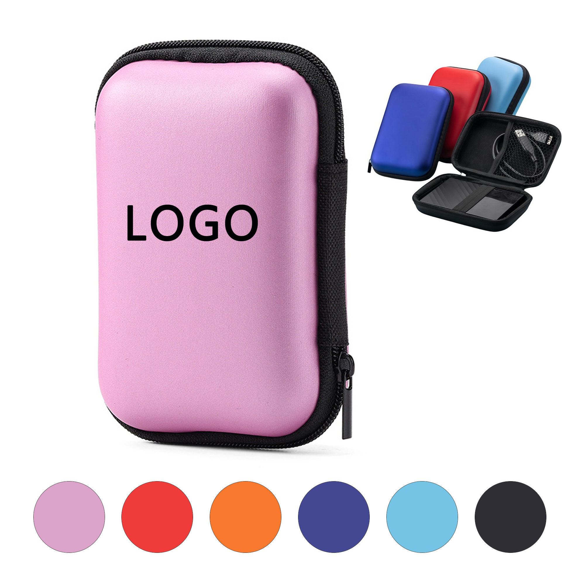 Multipurpose EVA Zipper Case For Earphones Wallet 1