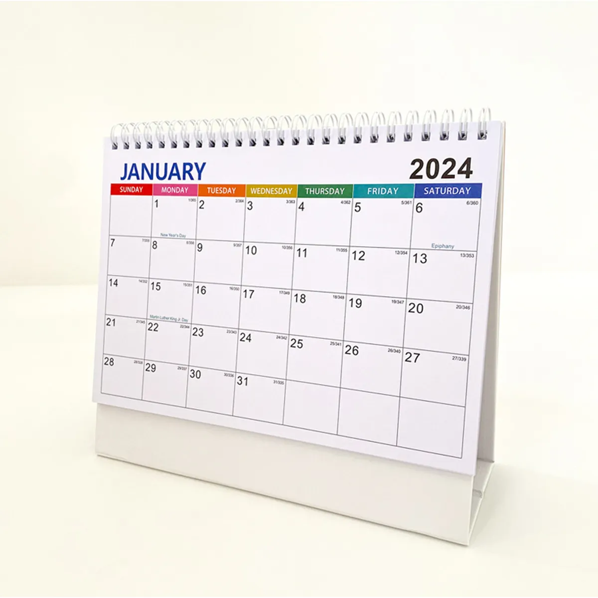 2024 Thickened Fashion Standing Flip Office Desk Calendar 2