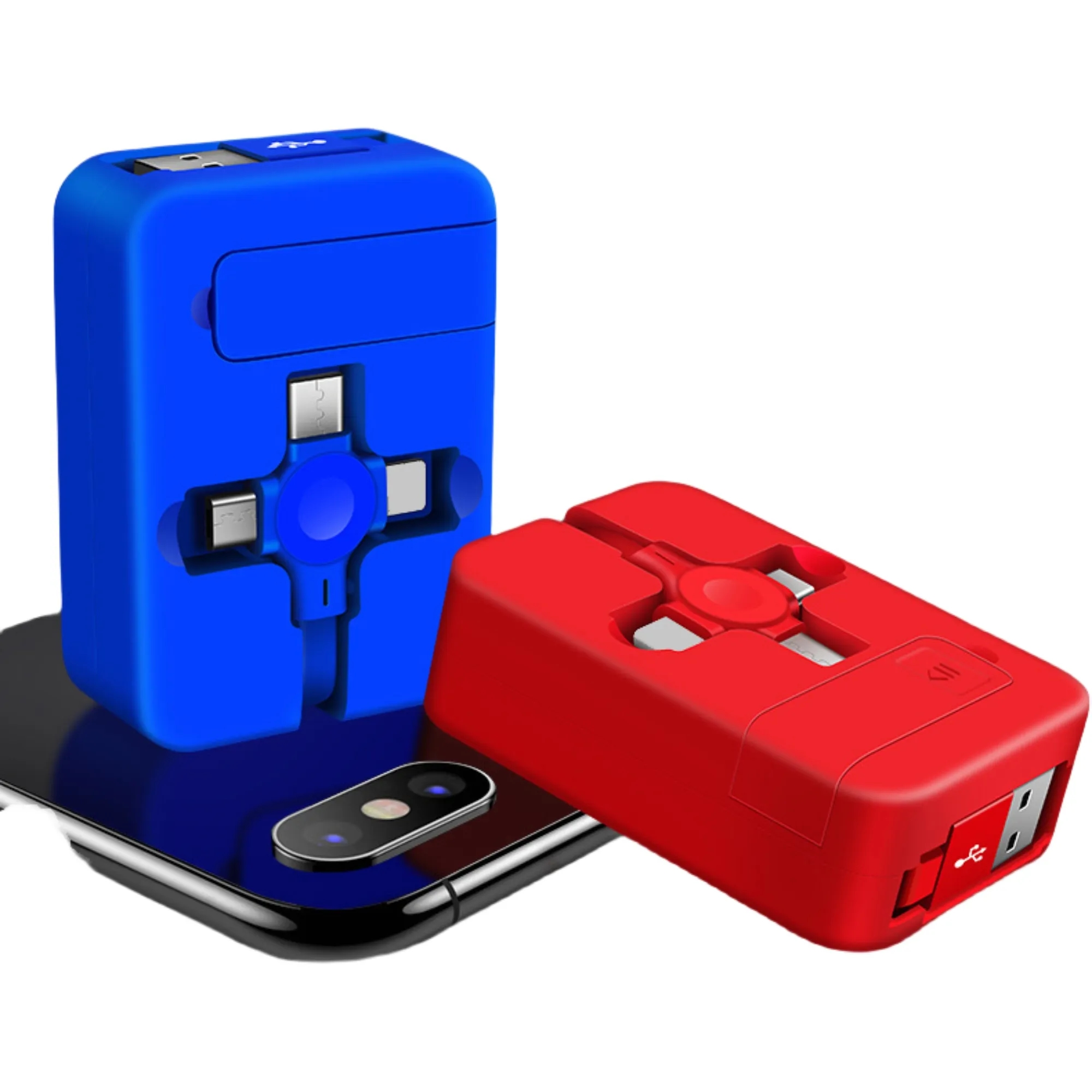 3 in 1 Charging Cable Retractable Roll 3
