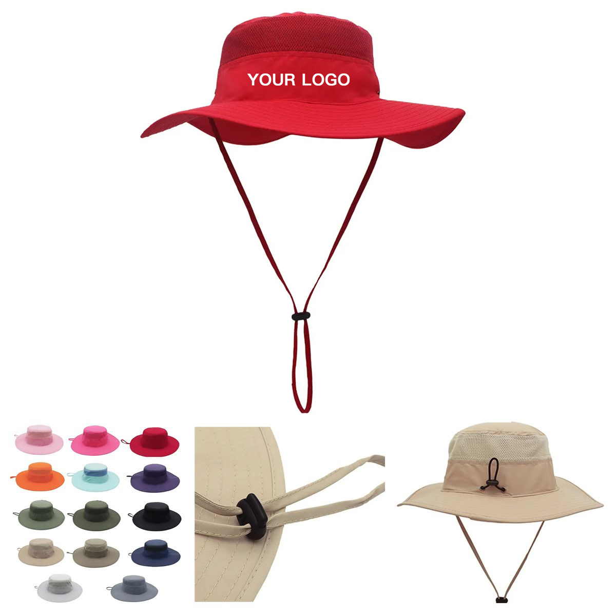 Breathable Mesh Bucket Hat for Camping or Hiking 2
