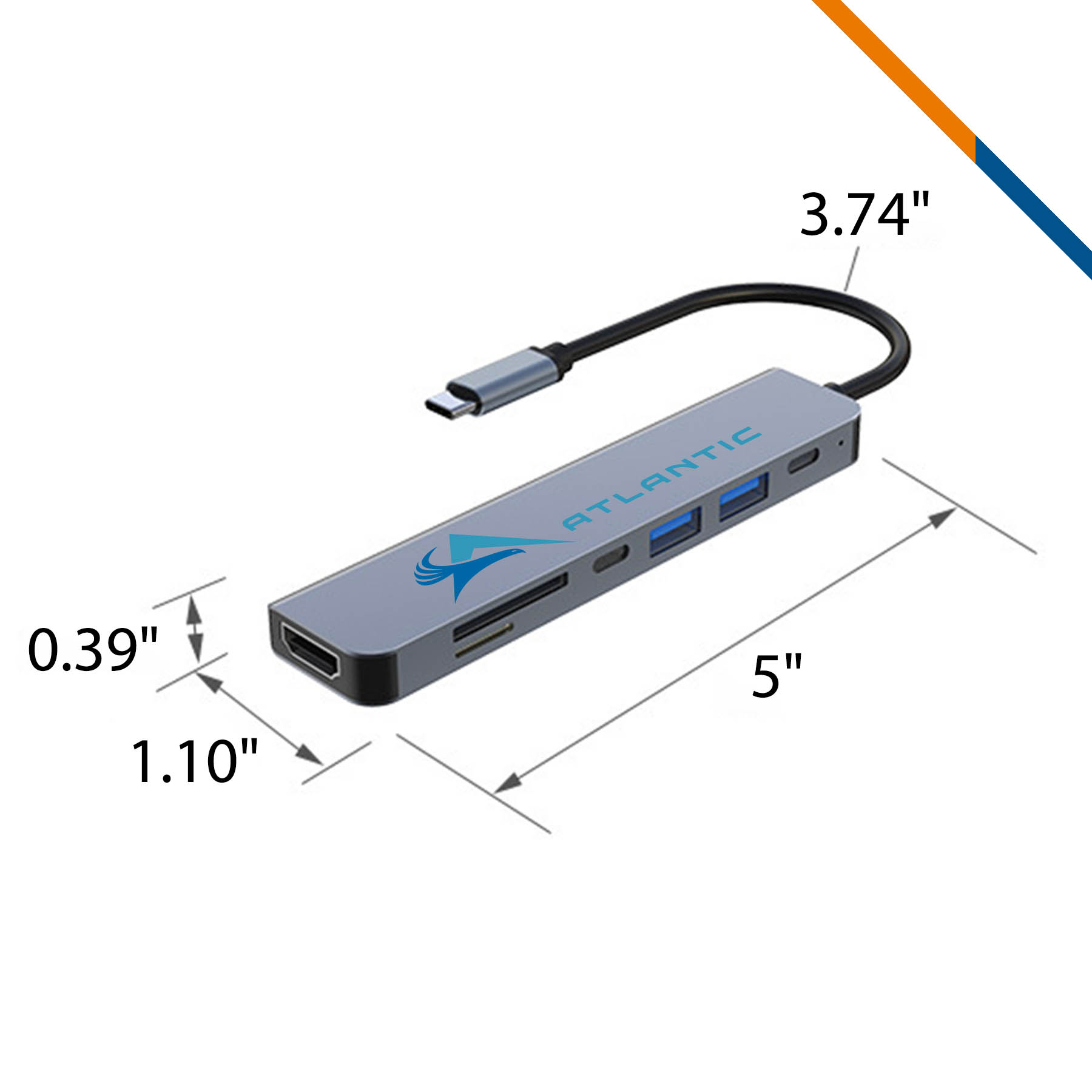 Perto 7in1 USB Hub 4