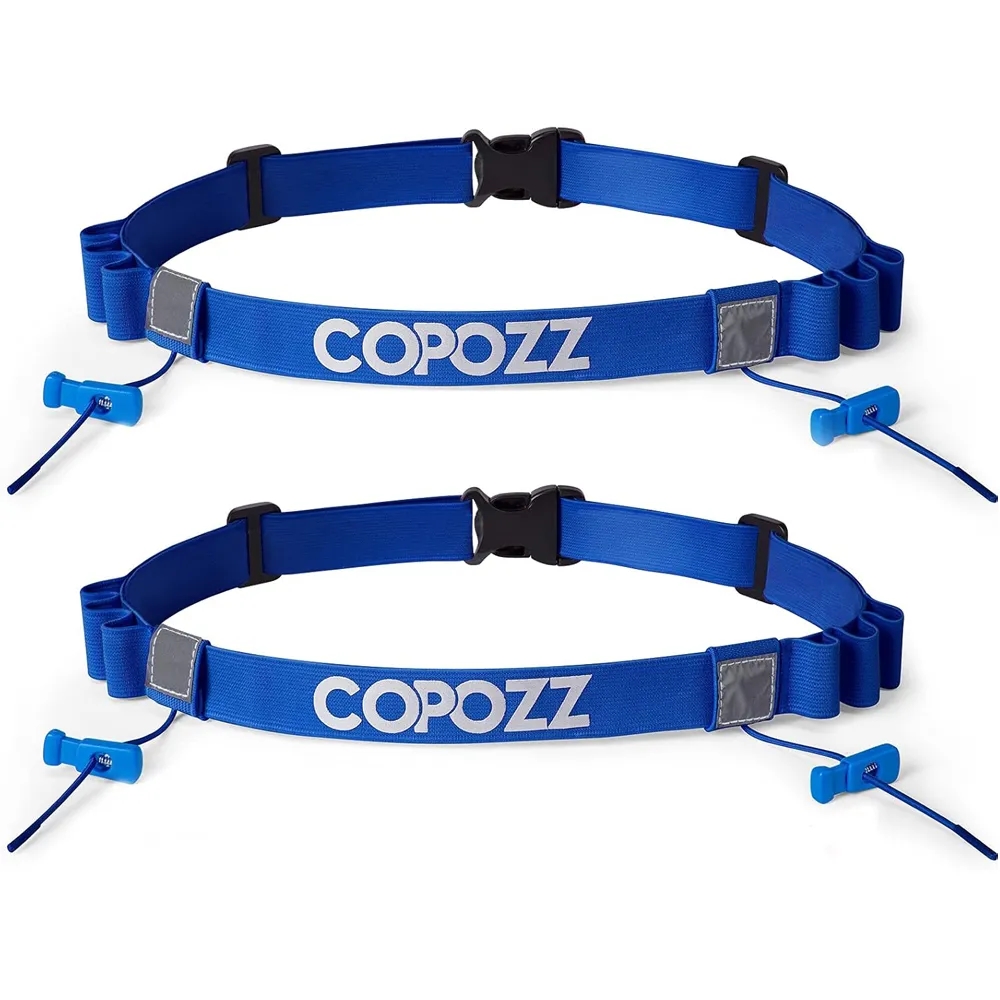 Unisex Triathlon Marathon Race Number Belt With Gel Holder 8