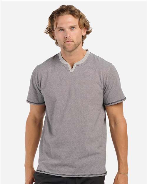 Men's Striped V-Notch T-Shirt - BM2401 8