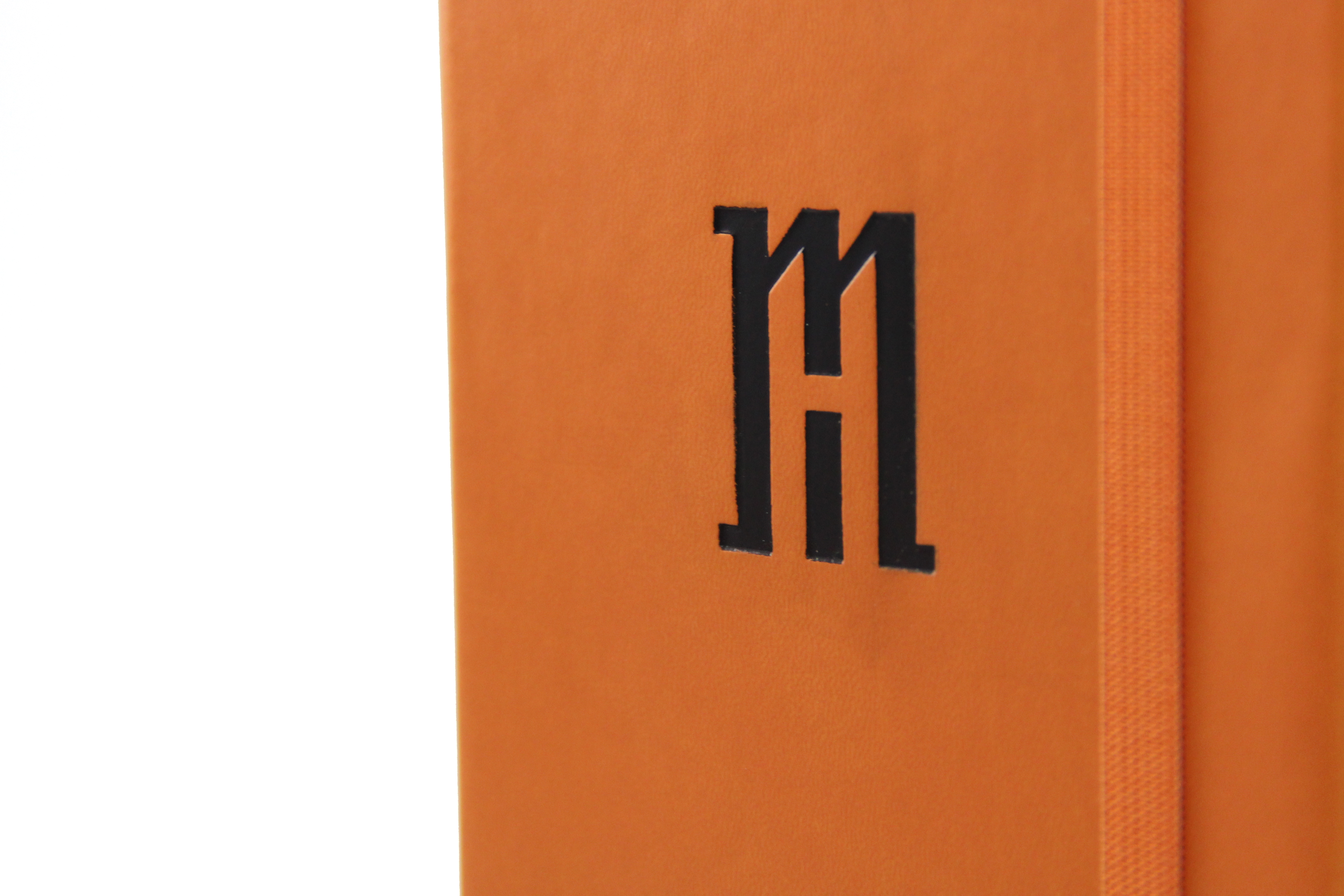 Fiore Orange Hard Cover Journal 8.5" x 5.5" 6