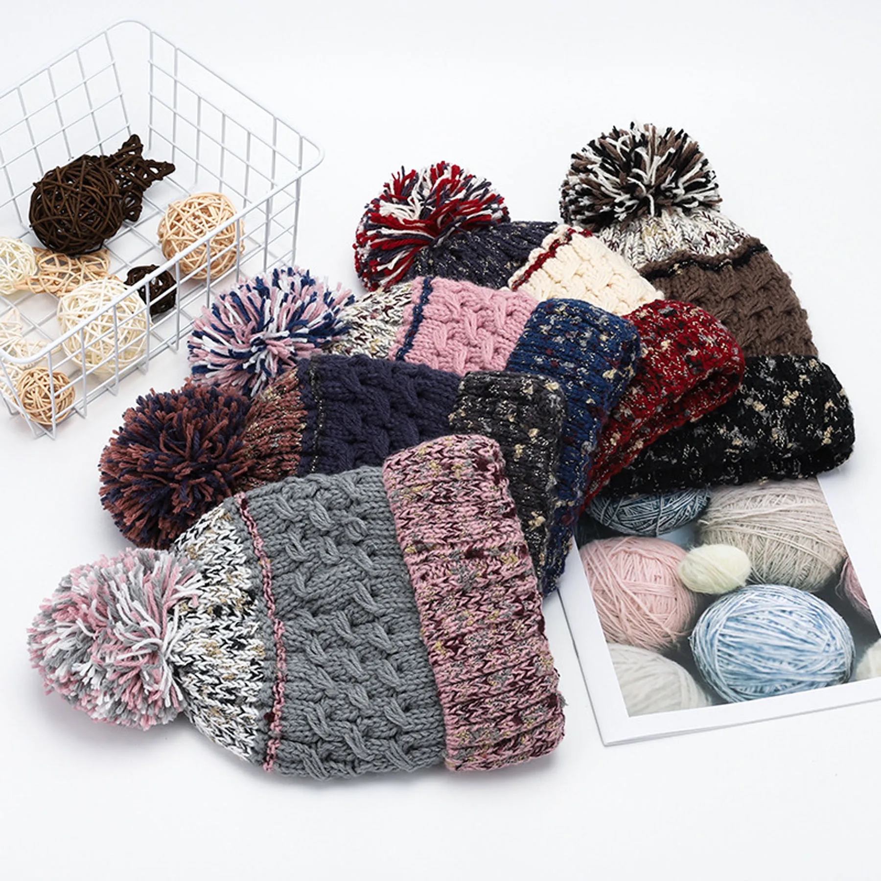 Colorblock Knitted Beanie 3