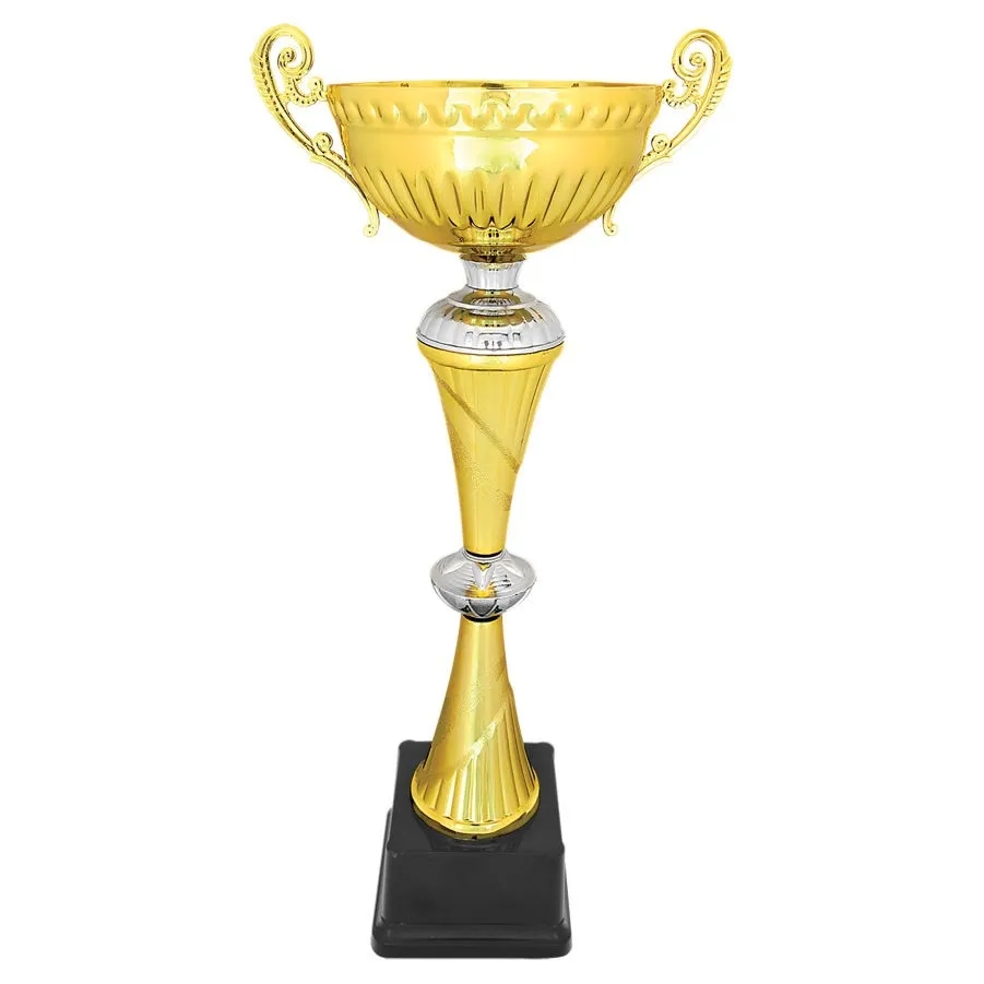 18 3/4" Gold/Silver Completed Metal Cup Trophy 6