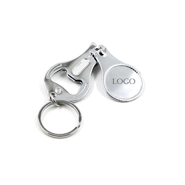 Multi Functional Nail Clipper Keychain 2