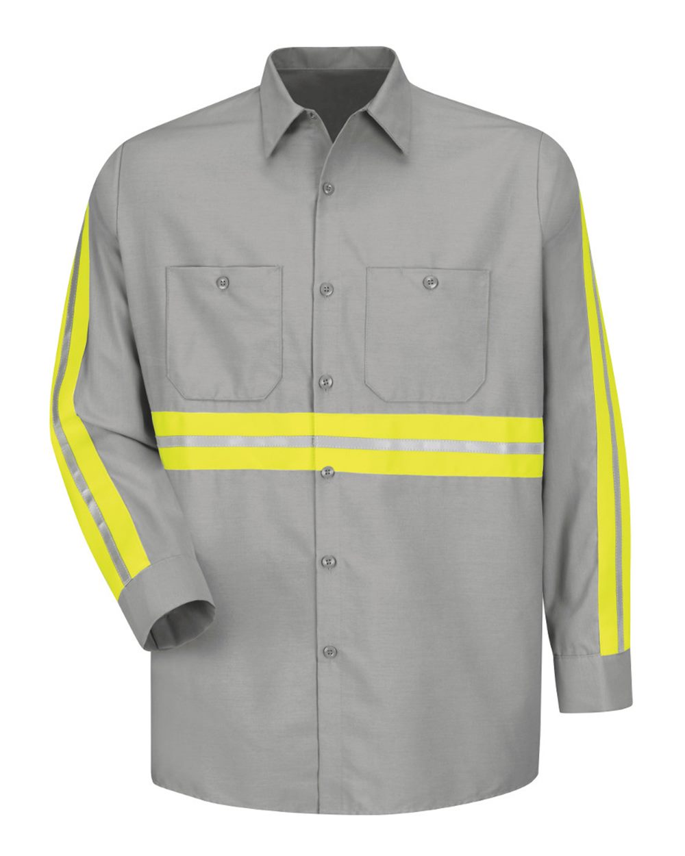 Industrial Enhanced-Visibility Long Sleeve Work Shirt