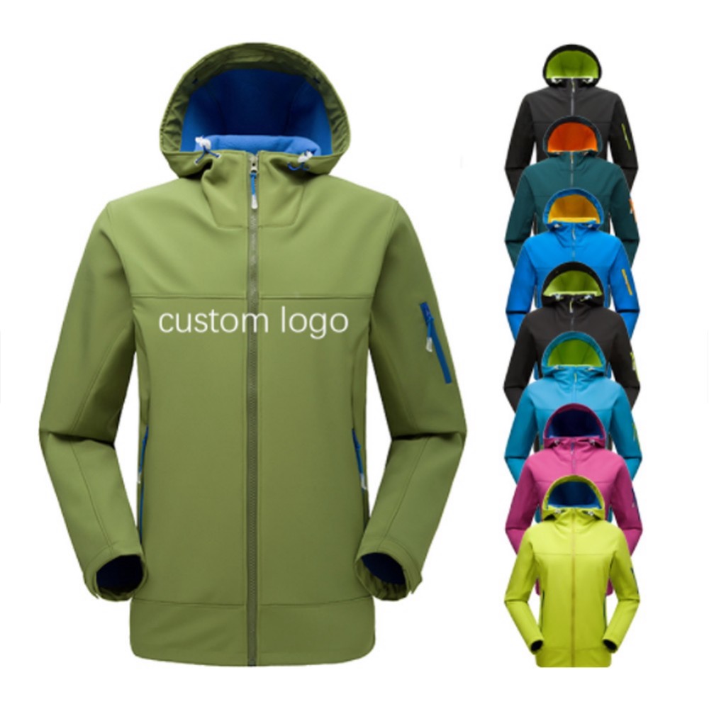 Softshell Women Windproof Waterproof Outdoor Jacket For Men 2