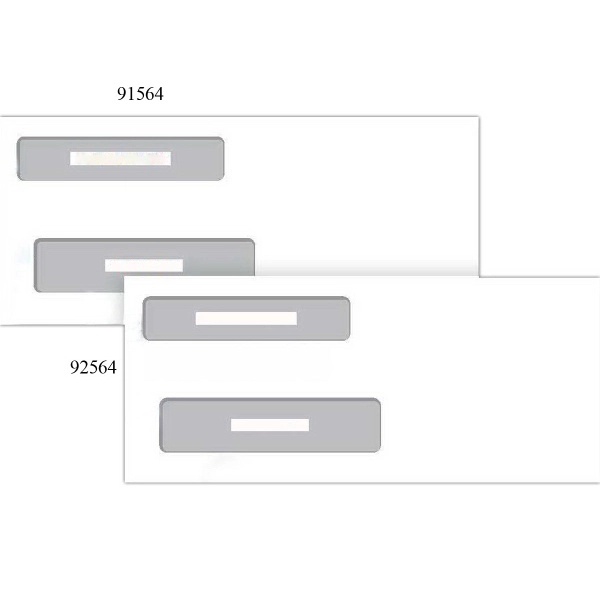 Envelope, Double Window Confidential 4