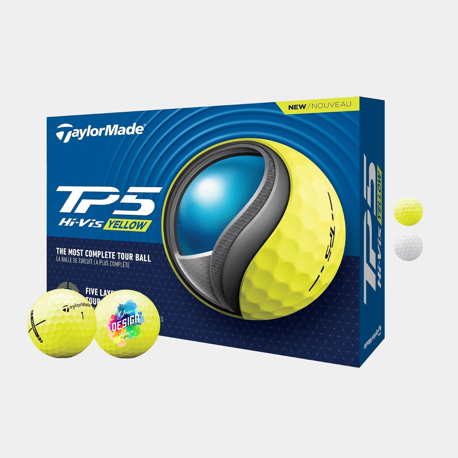 TaylorMade TP5 Golf Balls with Custom Imprints 2