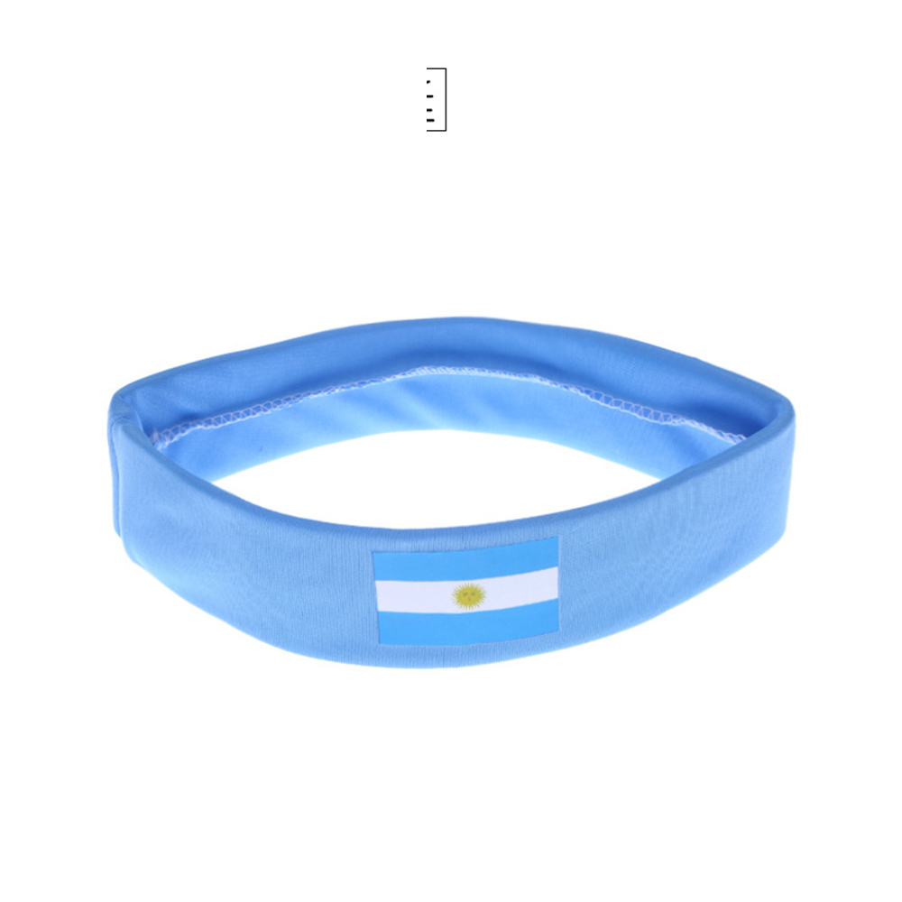 Qatar World Cup National Flag Football Fans Headband 5