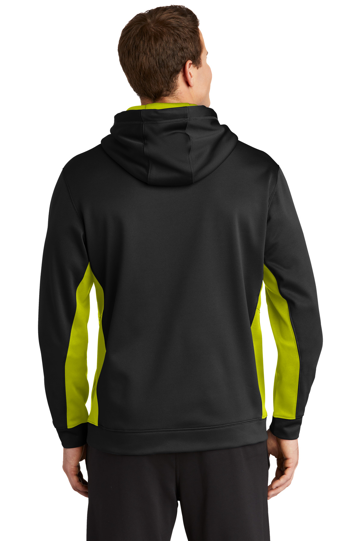 Sport-Tek Sport-Wick Fleece Colorblock Hooded Pullover. ST235 56