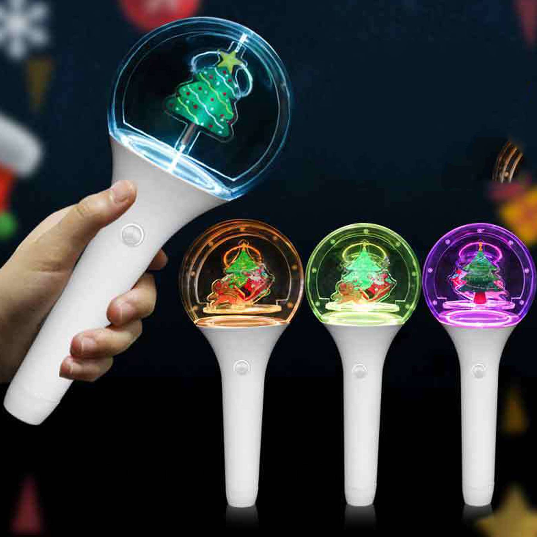 Christmas Rotating 3D Fluorescent Stick 5