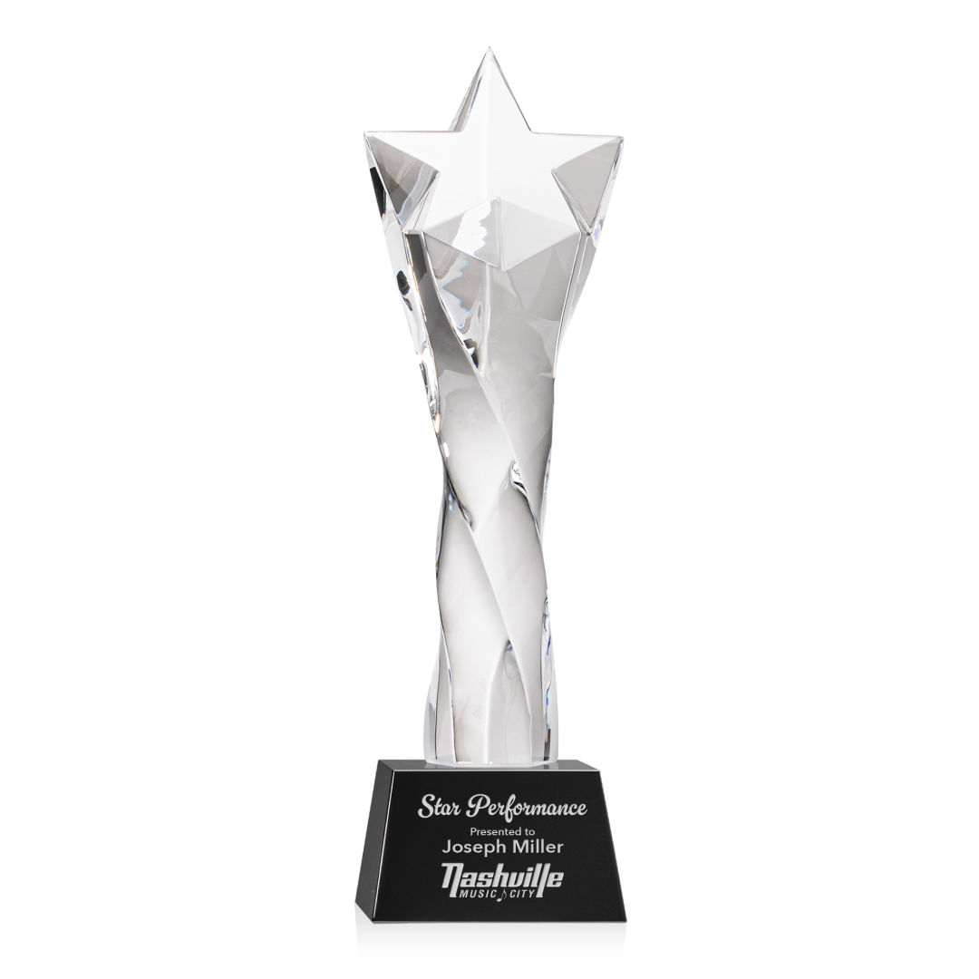 Arlington Star Award on Robson Base - Black 9