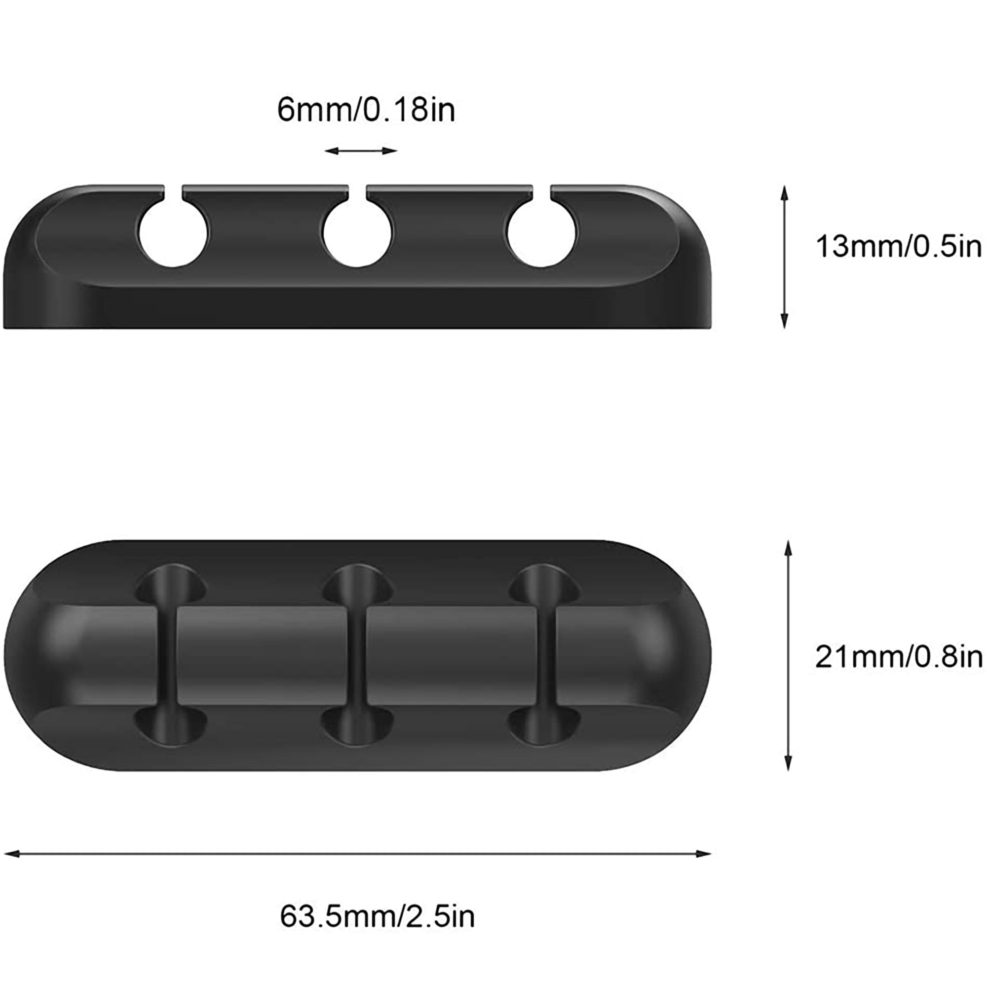 Silicone Cable Organizer Clip 2
